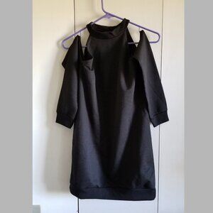 Never Worn! Extreme Cold Shoulder Tunic-length Sweater